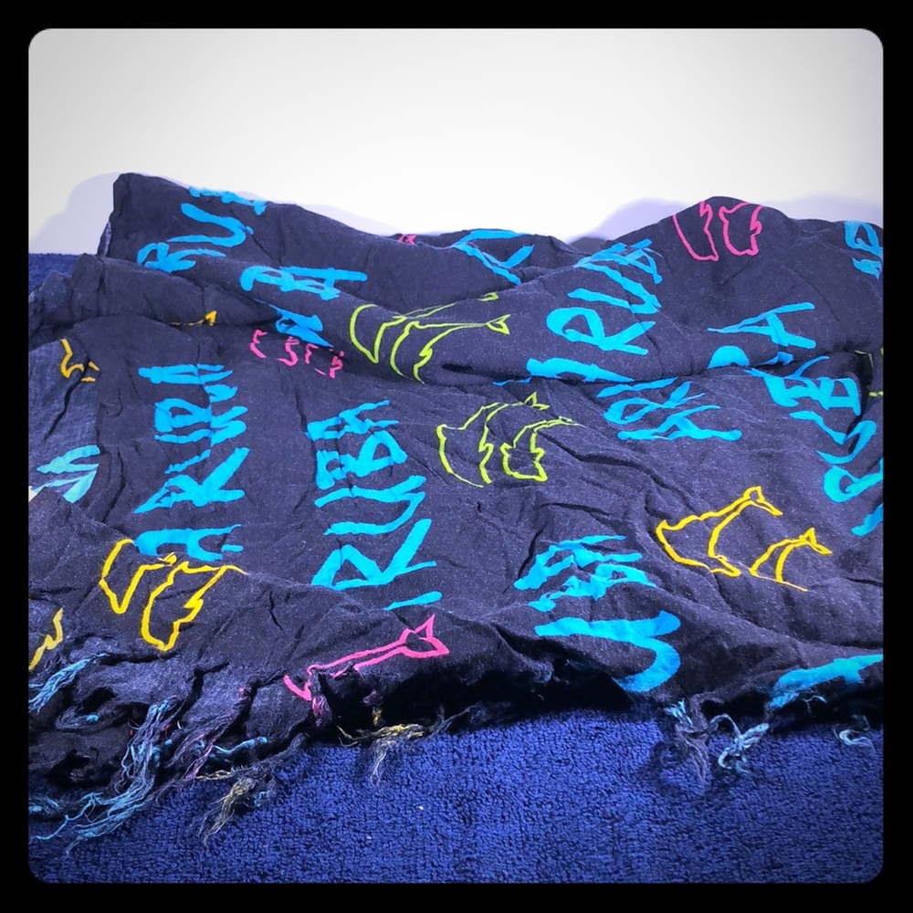 Island Expression Navy Blue Aruba Scarf